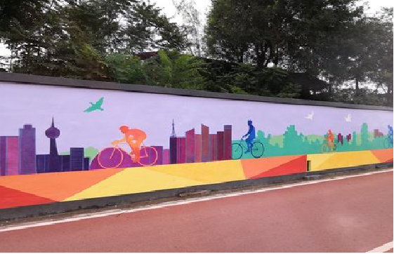 寻甸墙体彩绘-围墙