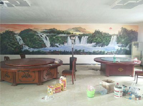 寻甸墙绘-写实风景